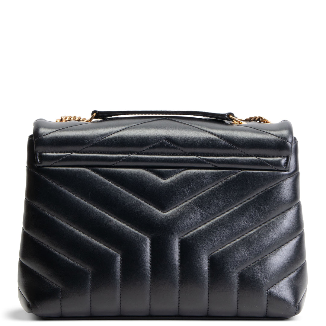 SAINT LAURENT Small Loulou Shoulder Bag - Black - OUTLET FINAL SALE