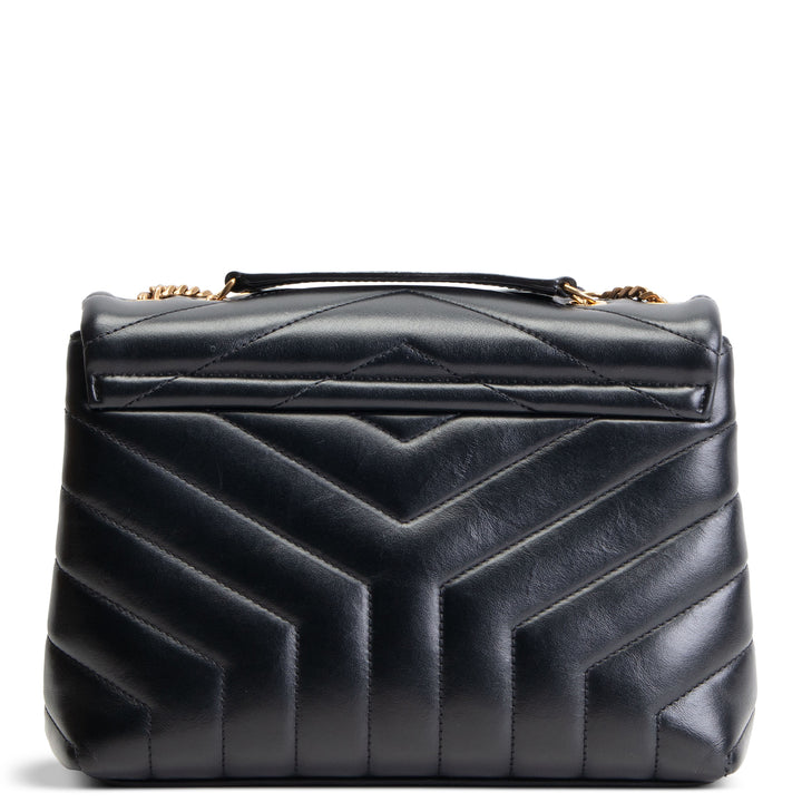 SAINT LAURENT Small Loulou Shoulder Bag - Black - OUTLET FINAL SALE