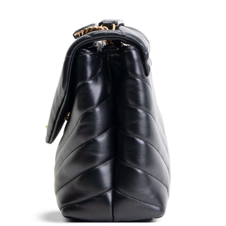 SAINT LAURENT Small Loulou Shoulder Bag - Black - OUTLET FINAL SALE