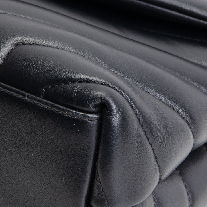SAINT LAURENT Small Loulou Shoulder Bag - Black - OUTLET FINAL SALE