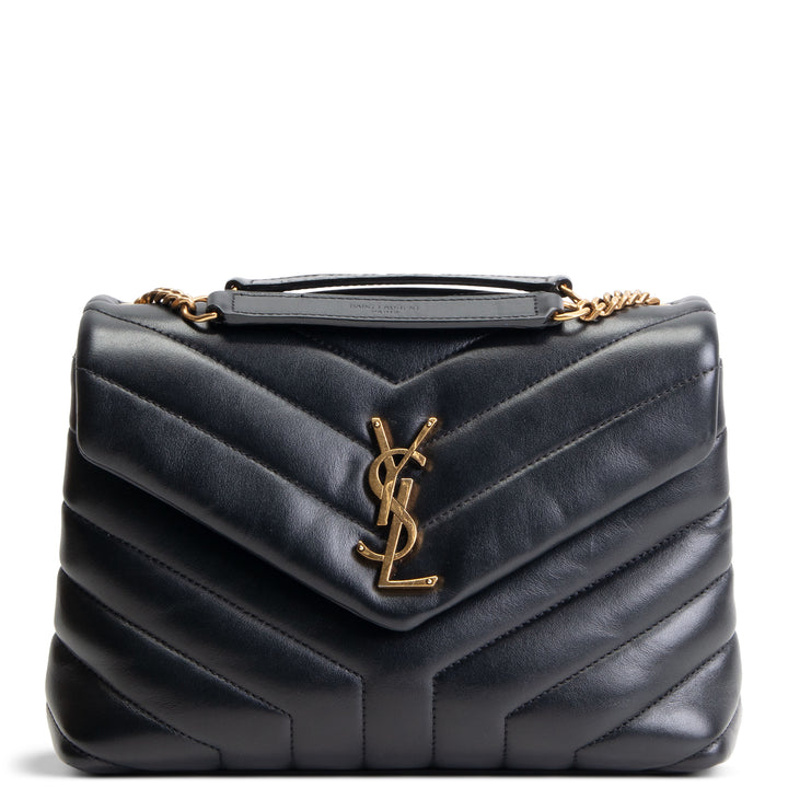 SAINT LAURENT Small Loulou Shoulder Bag - Black - OUTLET FINAL SALE