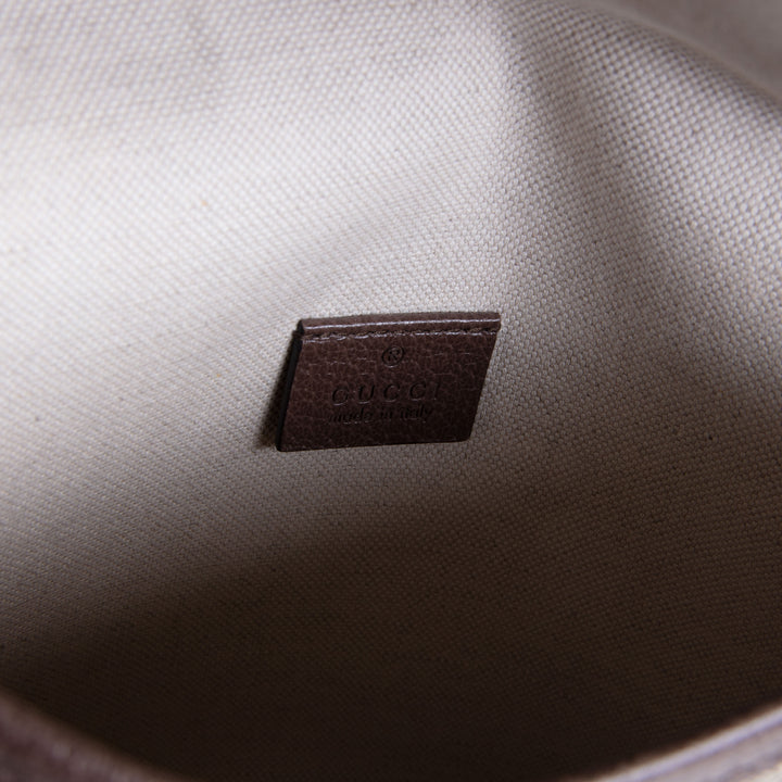 GUCCI GG Supreme Neo Vintage Messenger Bag - Beige & Ebony