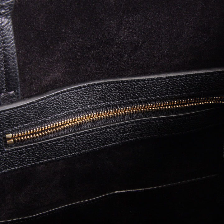 CELINE Medium Cabas Phantom Belt Tote - Black