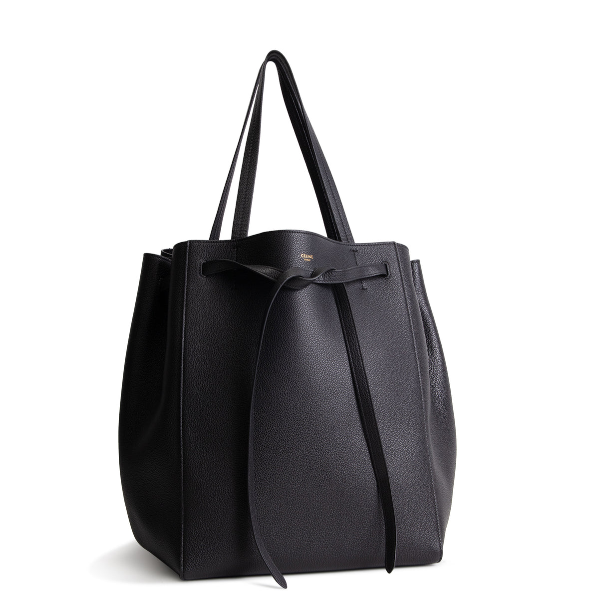 CELINE Medium Cabas Phantom Belt Tote - Black