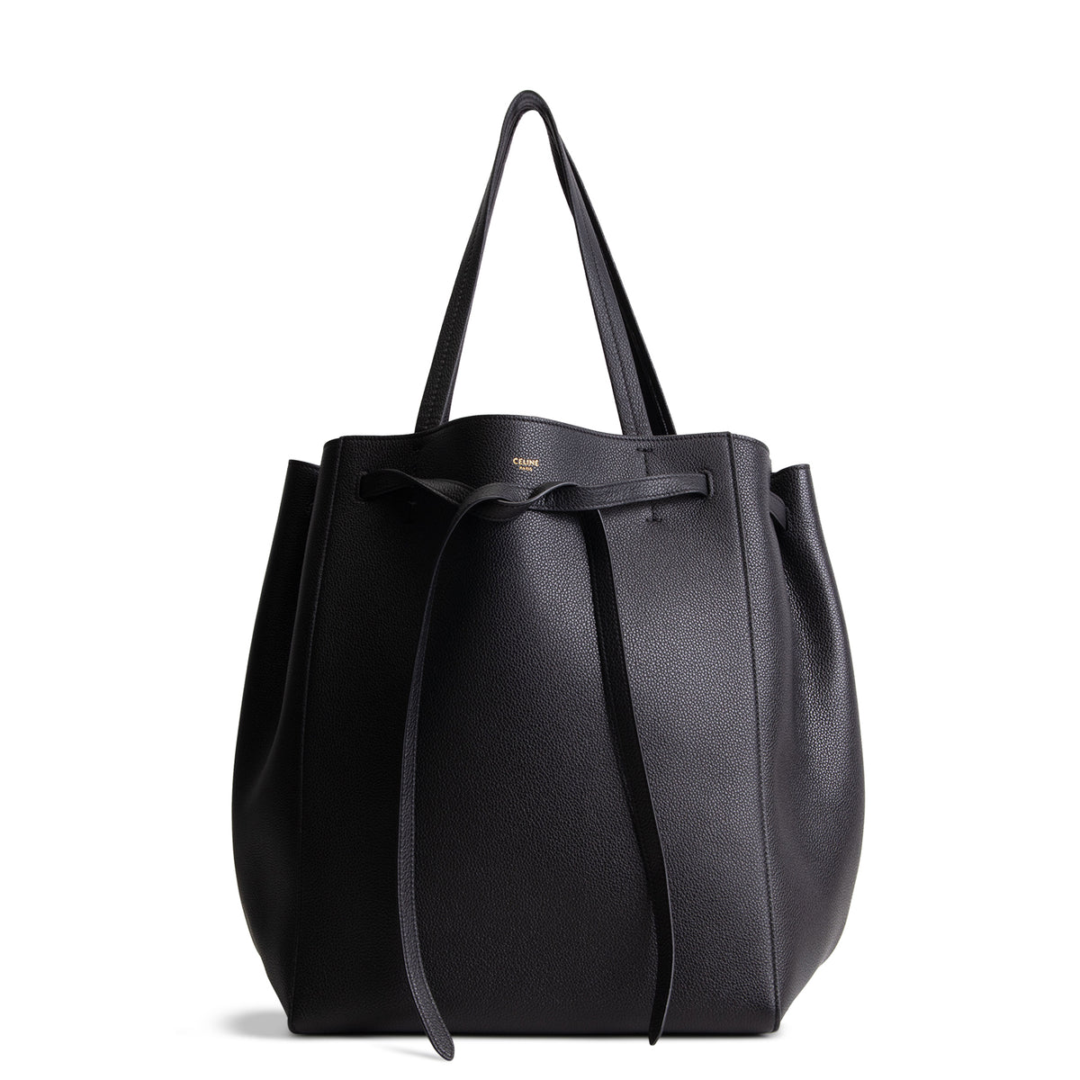 CELINE Medium Cabas Phantom Belt Tote - Black