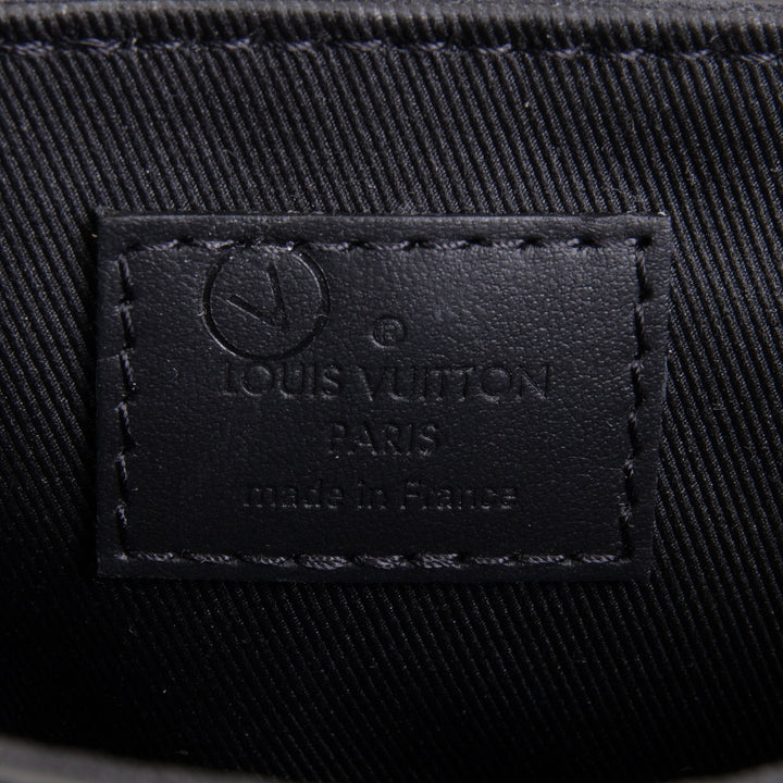 LOUIS VUITTON Taurillon Monogram Pico S Lock Messenger - Black