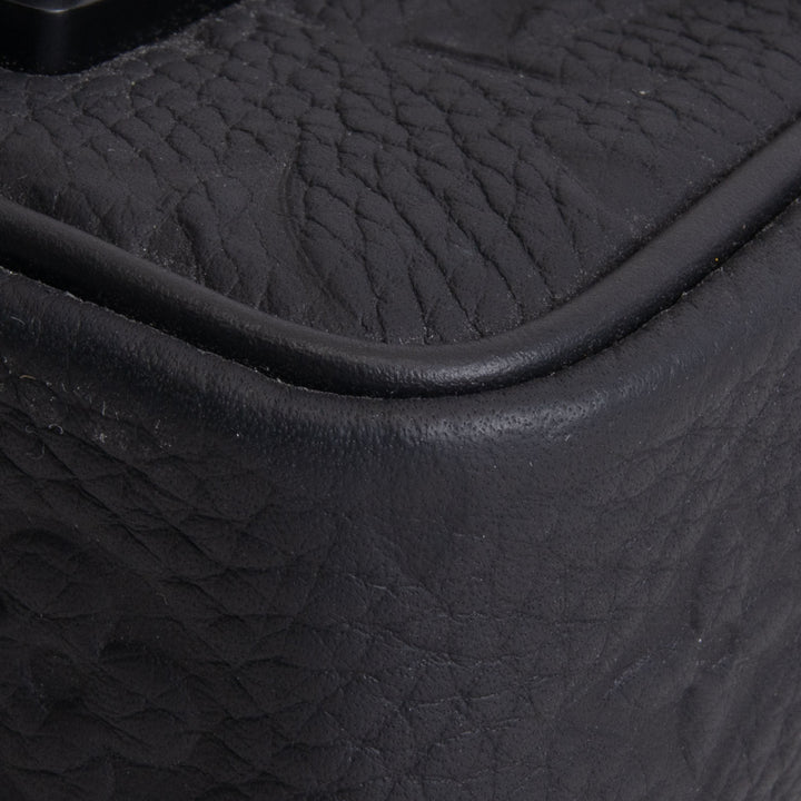 LOUIS VUITTON Taurillon Monogram Pico S Lock Messenger - Black