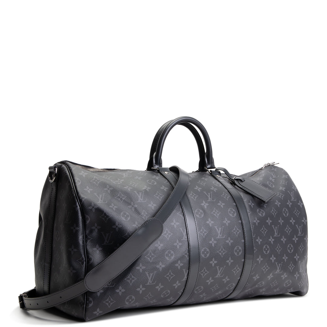 LOUIS VUITTON Monogram Eclipse Keepall 55