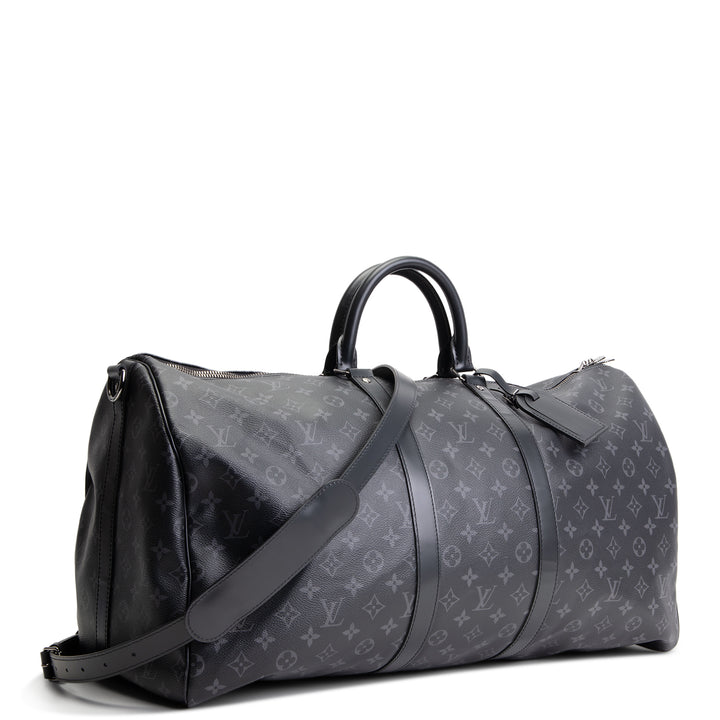LOUIS VUITTON Monogram Eclipse Keepall 55