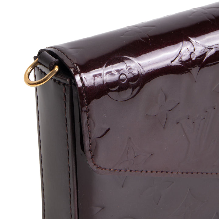 LOUIS VUITTON Felicie Pochette Monogram Vernis Patent Leather