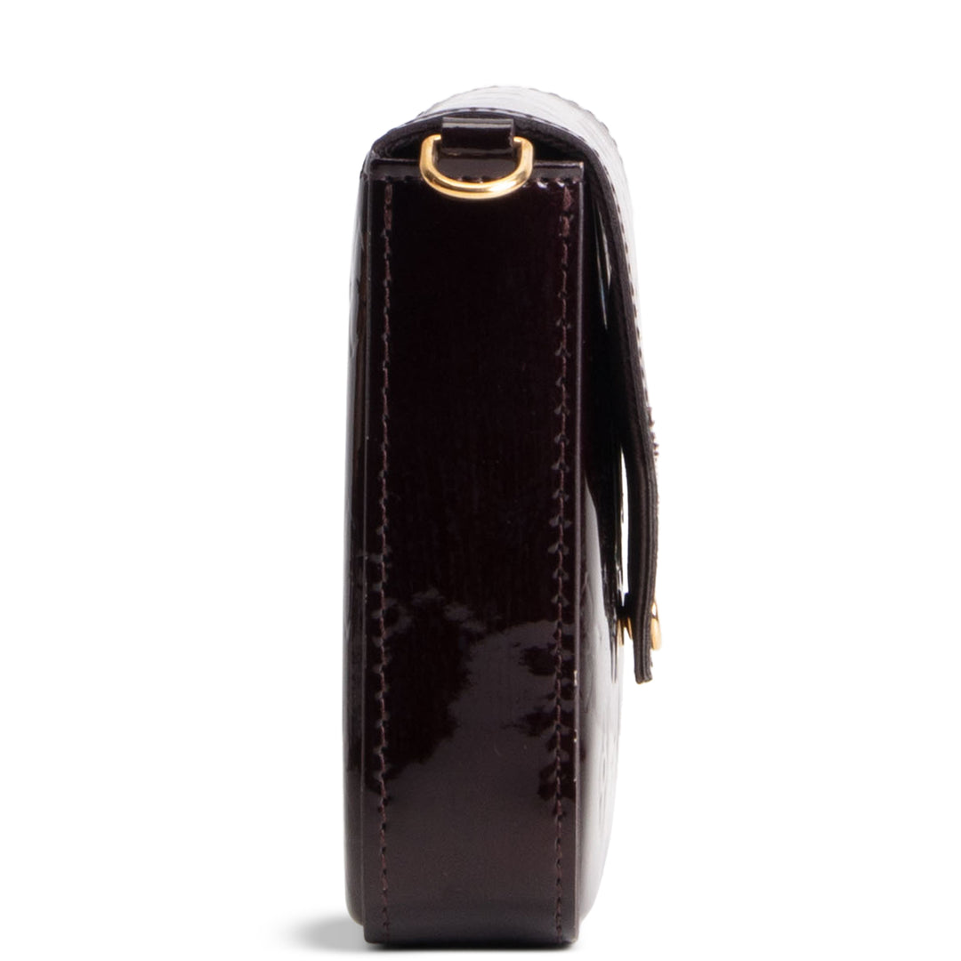 LOUIS VUITTON Felicie Pochette Monogram Vernis Patent Leather