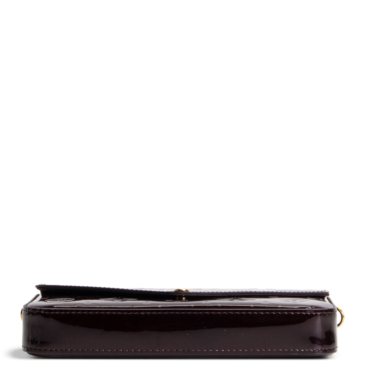 LOUIS VUITTON Felicie Pochette Monogram Vernis Patent Leather