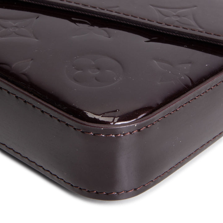 LOUIS VUITTON Felicie Pochette Monogram Vernis Patent Leather