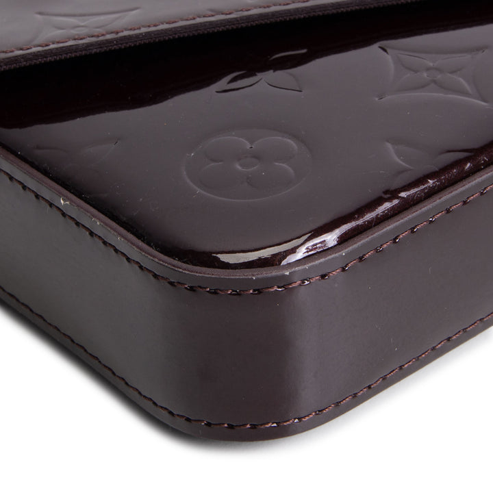 LOUIS VUITTON Felicie Pochette Monogram Vernis Patent Leather
