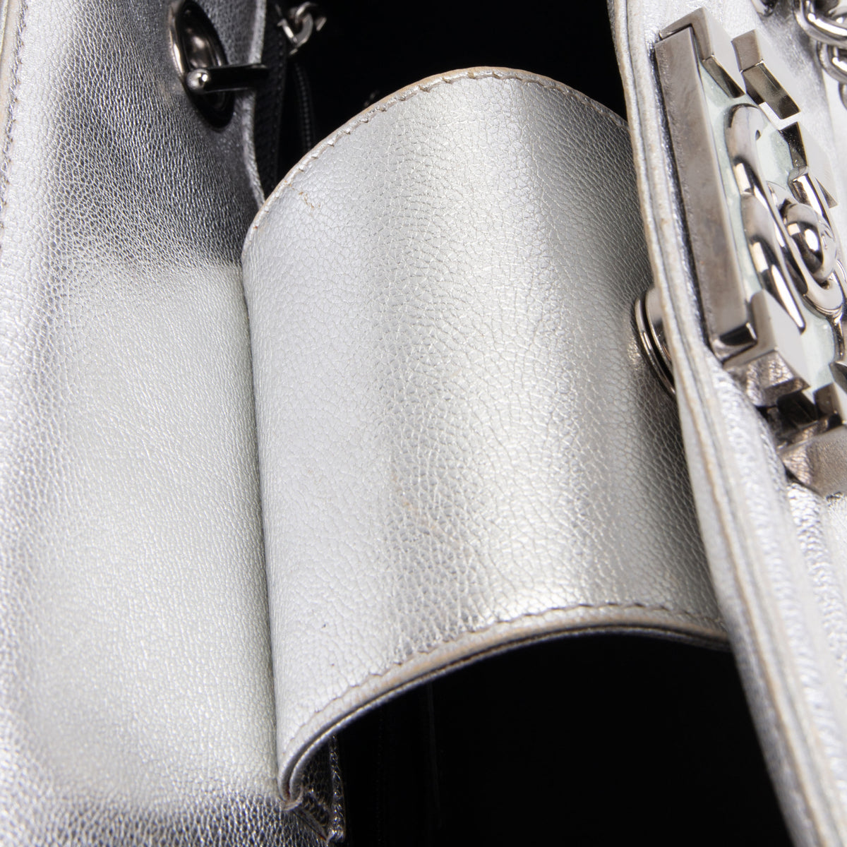 CHANEL Large Bicolor Metallic Goatskin &amp; Calfskin Boy Tote OUTLET FINAL SALE