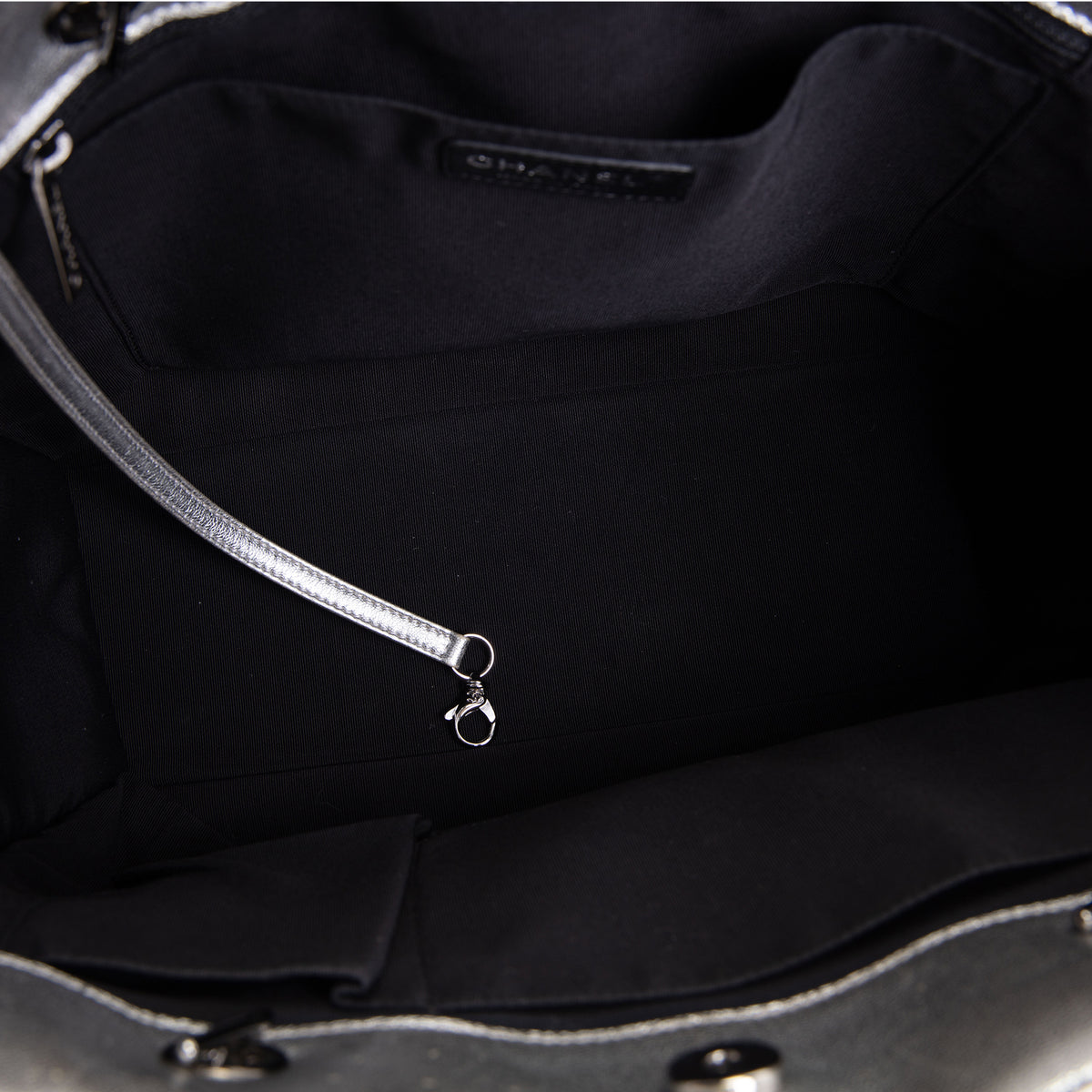 CHANEL Large Bicolor Metallic Goatskin &amp; Calfskin Boy Tote OUTLET FINAL SALE