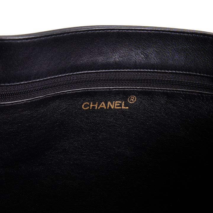 CHANEL Vintage CC Chain Shopper Tote Jumbo XL