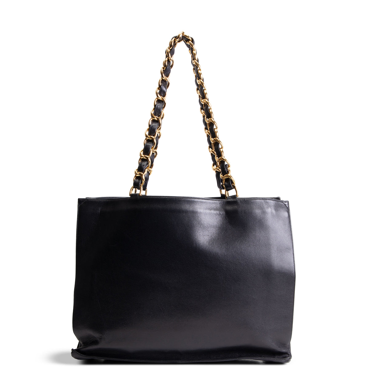 CHANEL Vintage CC Chain Shopper Tote Jumbo XL