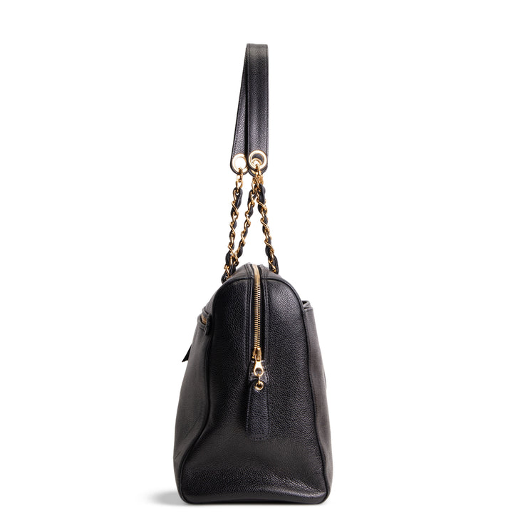 CHANEL Vintage Timeless Zip Tote Bag