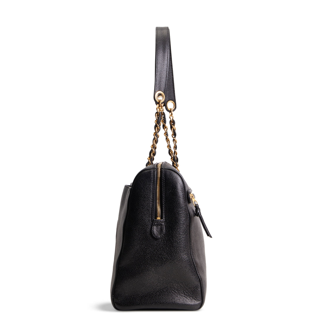 CHANEL Vintage Timeless Zip Tote Bag