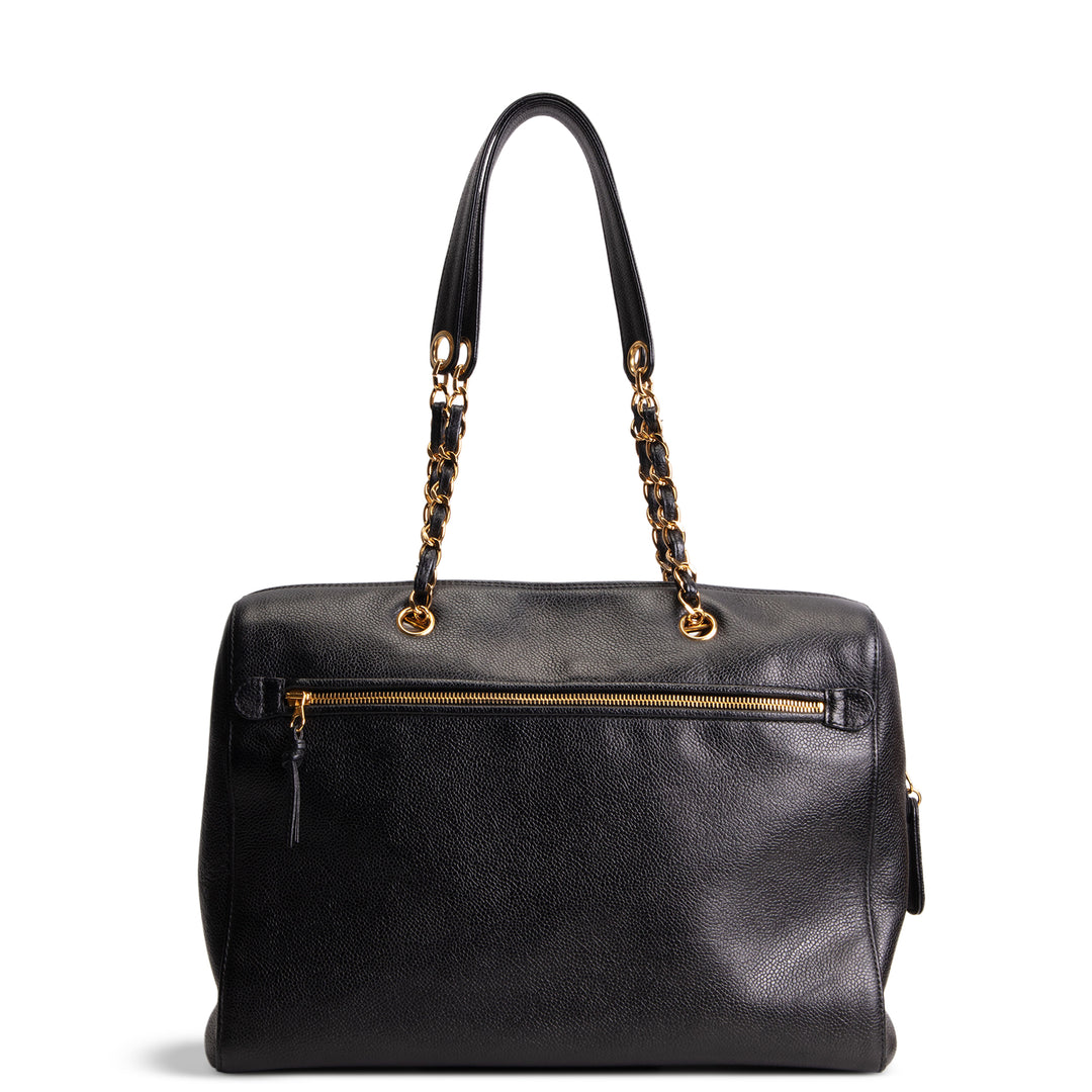CHANEL Vintage Timeless Zip Tote Bag