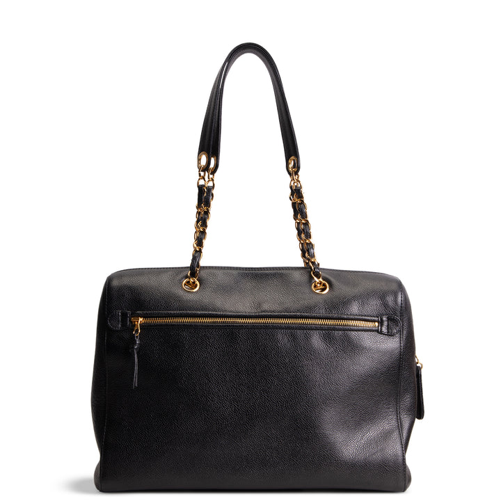 CHANEL Vintage Timeless Zip Tote Bag