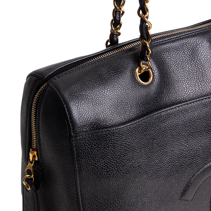CHANEL Vintage Timeless Zip Tote Bag