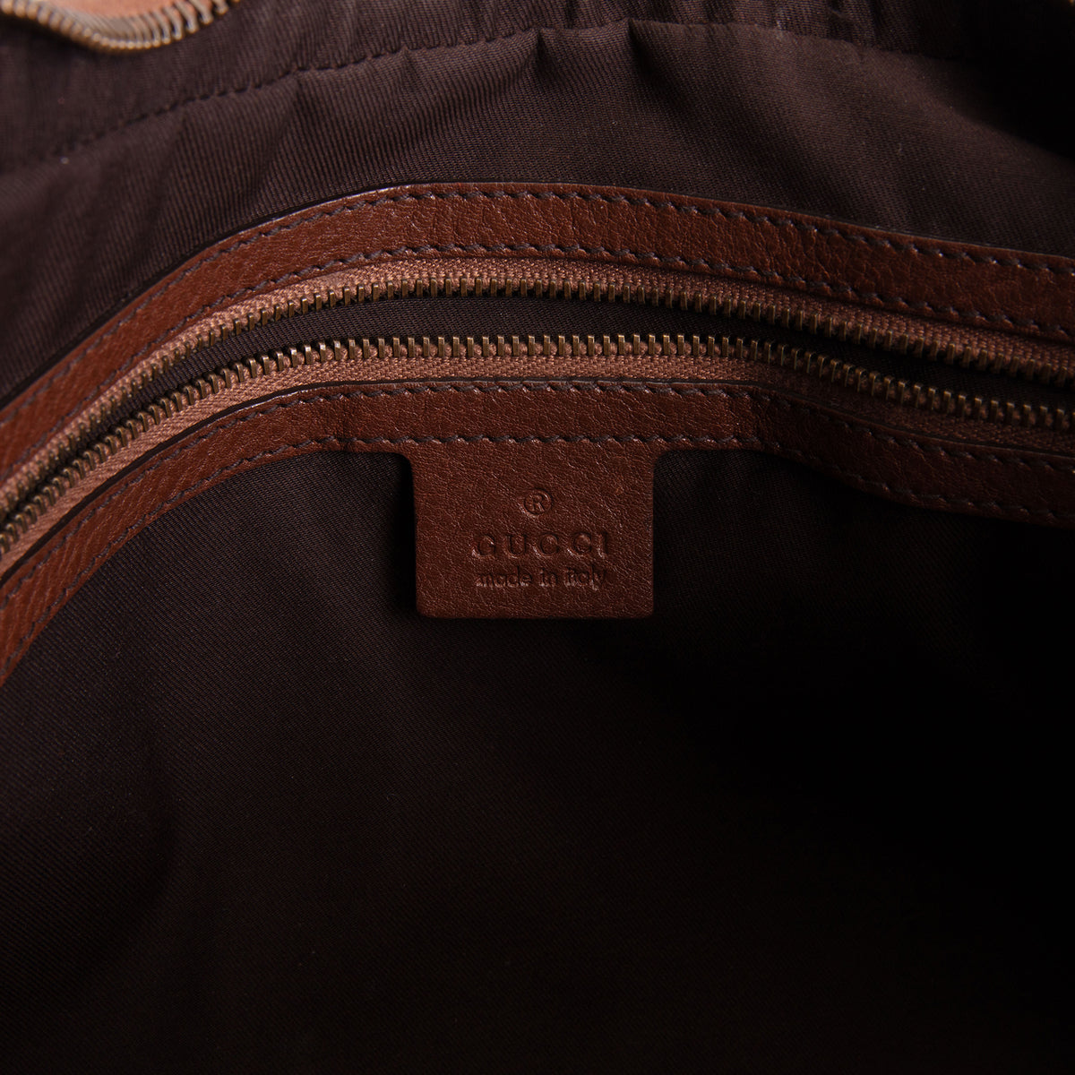 GUCCI GG Canvas Jockey Hobo Bag