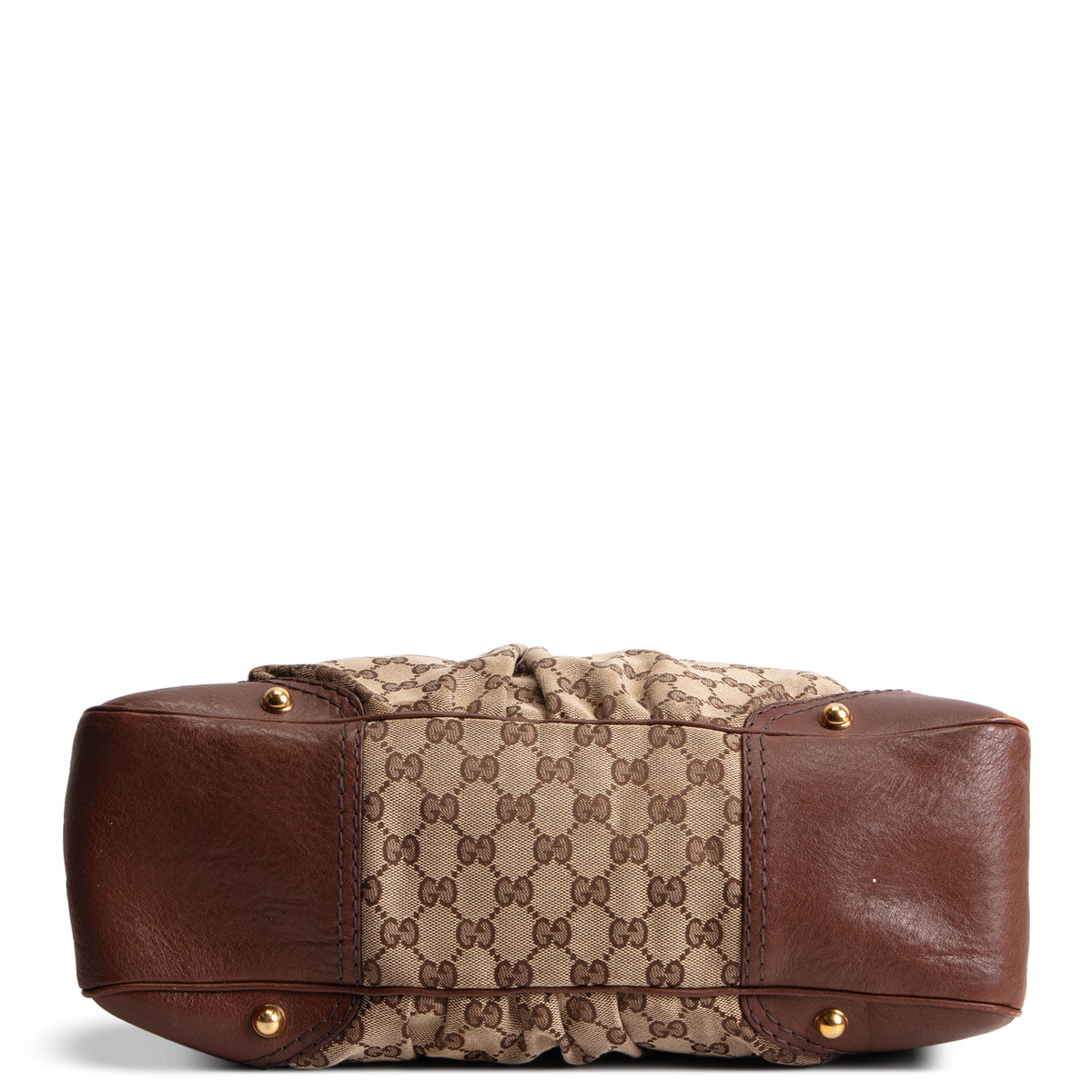 GUCCI GG Canvas Jockey Hobo Bag