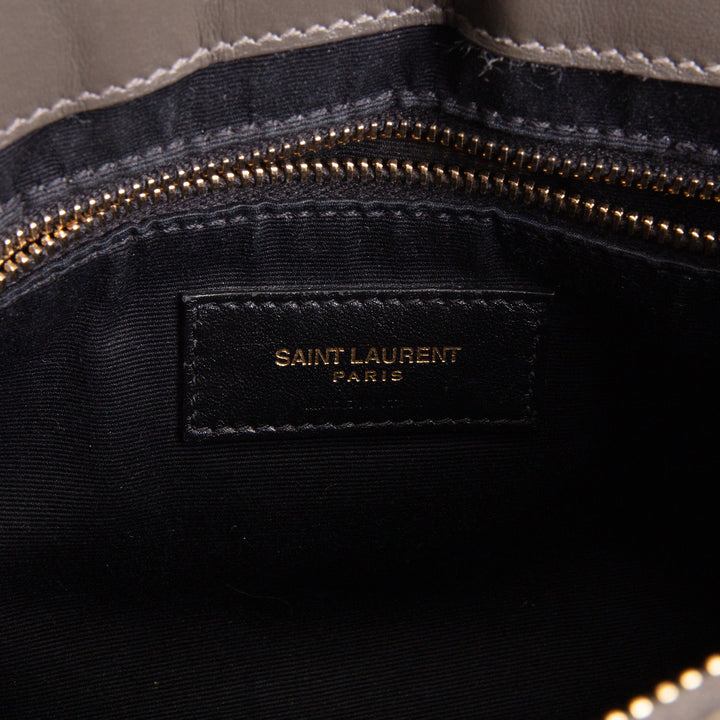 SAINT LAURENT Medium Loulou Shoulder Bag - Green