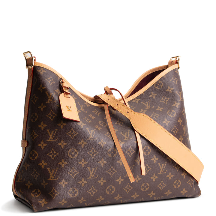 LOUIS VUITTON Monogram Carryall MM w/ Pouch