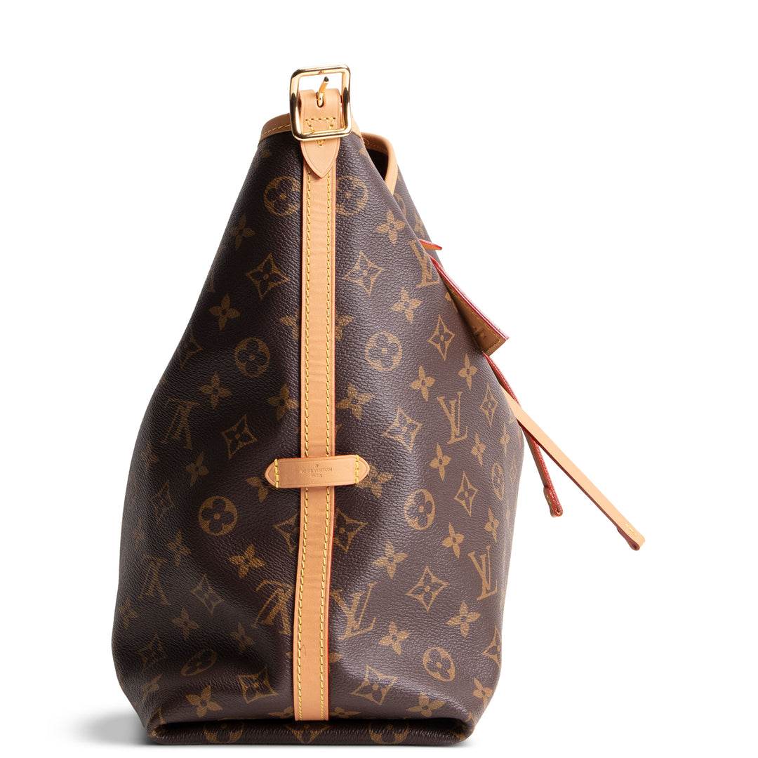 LOUIS VUITTON Monogram Carryall MM w/ Pouch