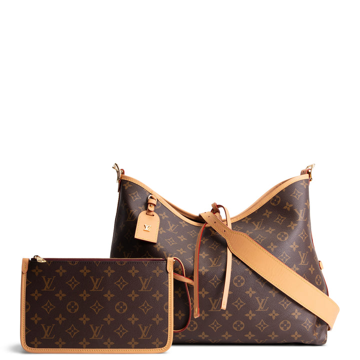 LOUIS VUITTON Monogram Carryall MM w/ Pouch
