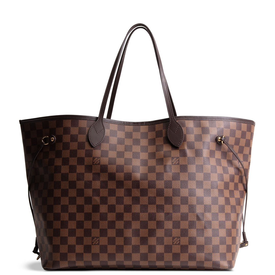 LOUIS VUITTON Damier Ebene Neverfull GM w/ Pouch