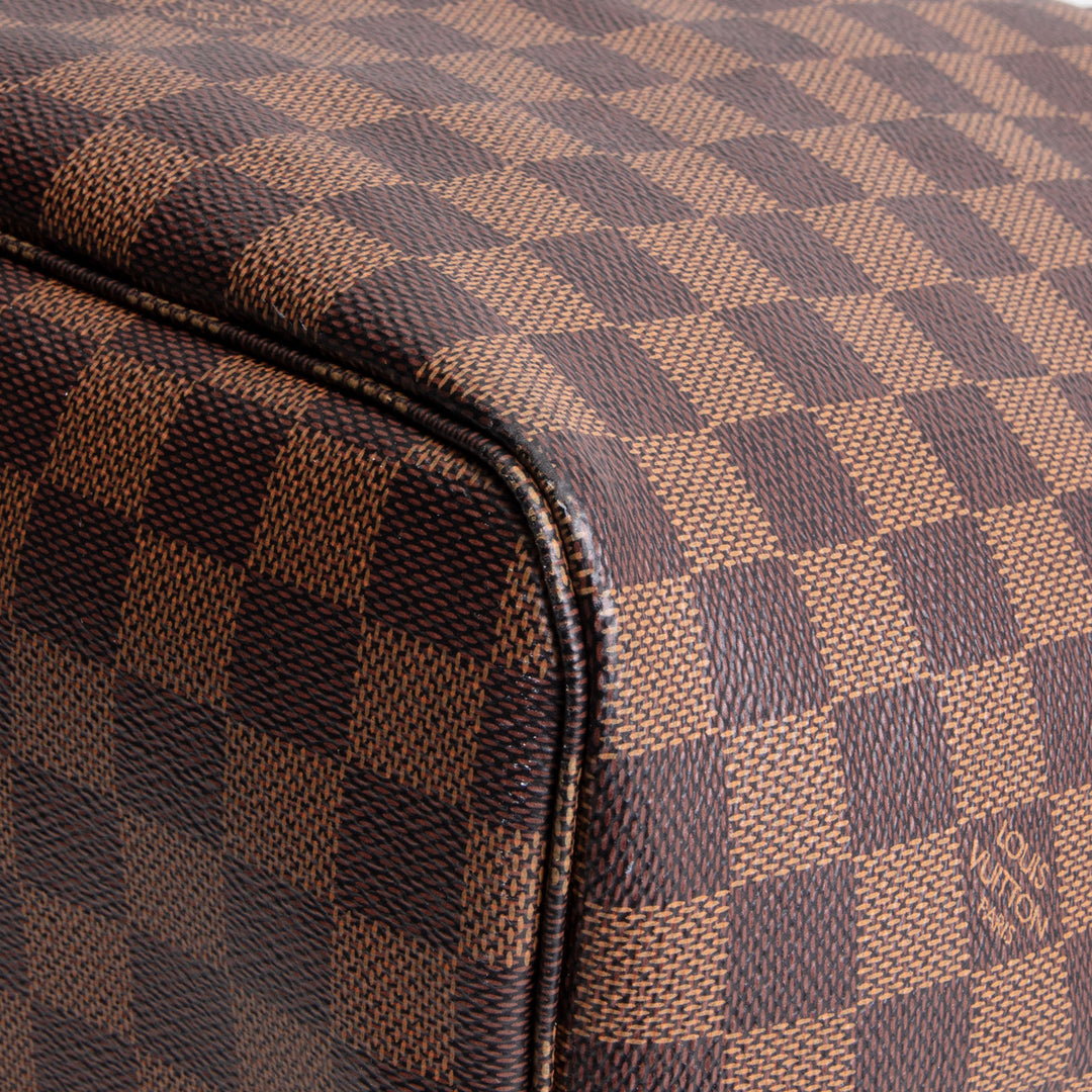 LOUIS VUITTON Damier Ebene Neverfull GM w/ Pouch