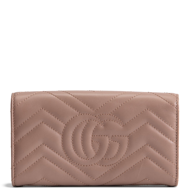 GUCCI GG Marmont Matelasse Chevron Wallet