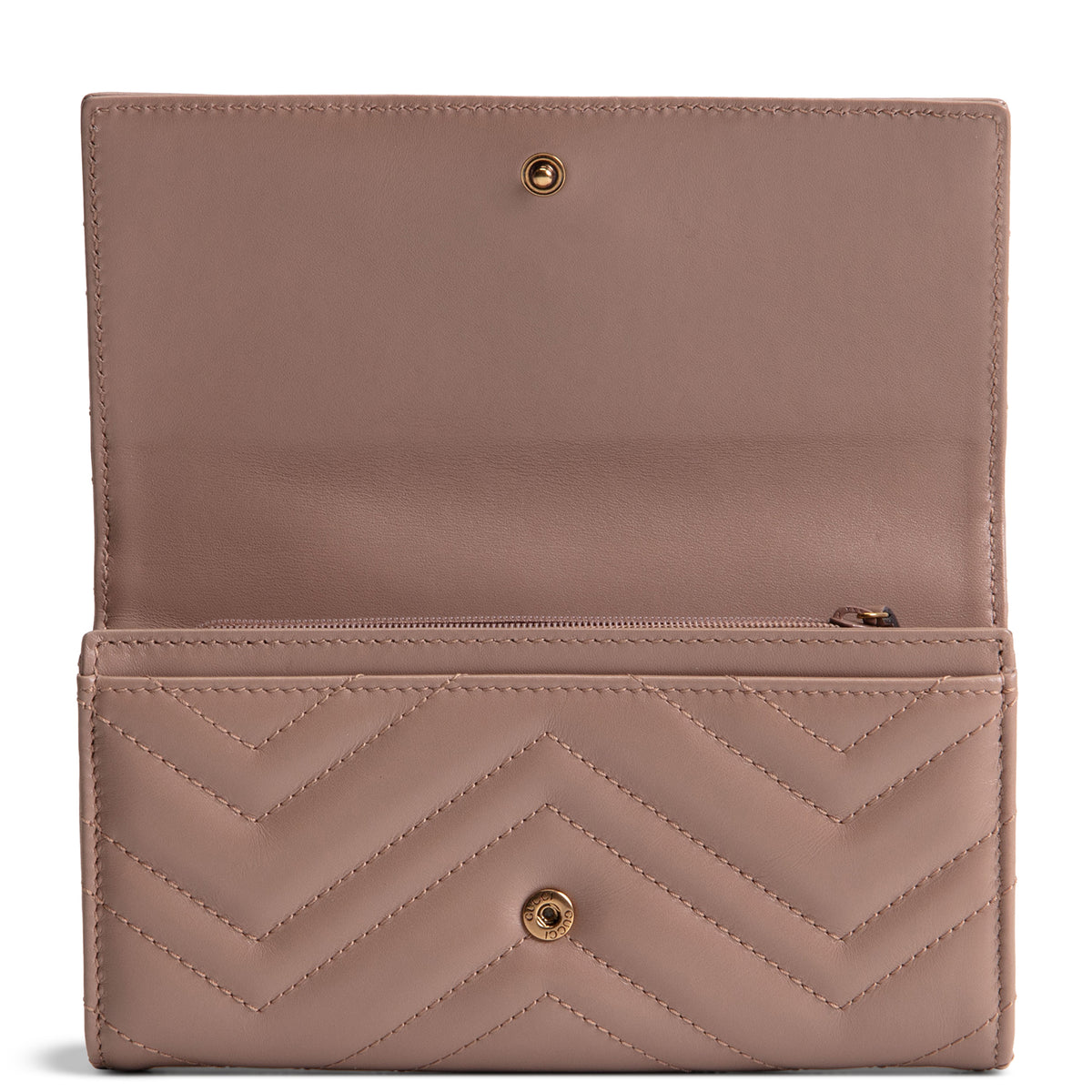 GUCCI GG Marmont Matelasse Chevron Wallet