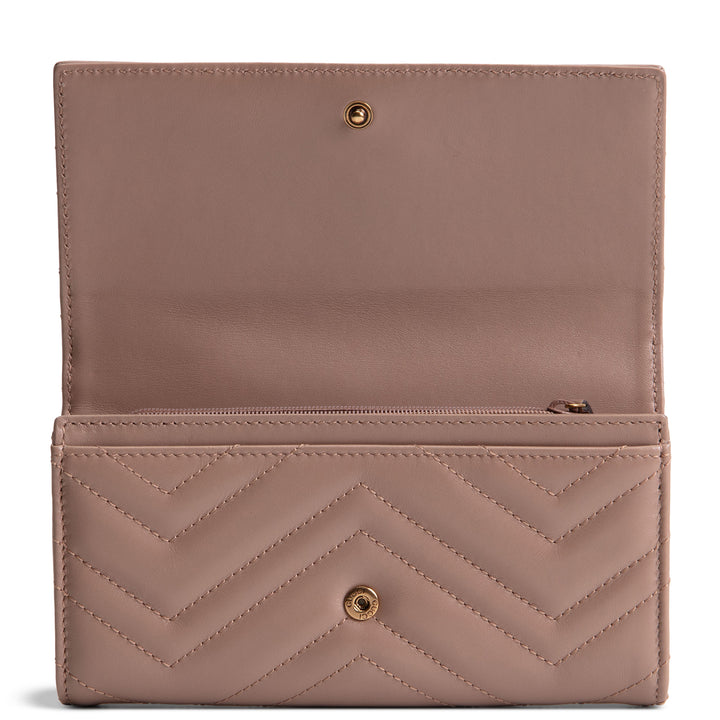 GUCCI GG Marmont Matelasse Chevron Wallet