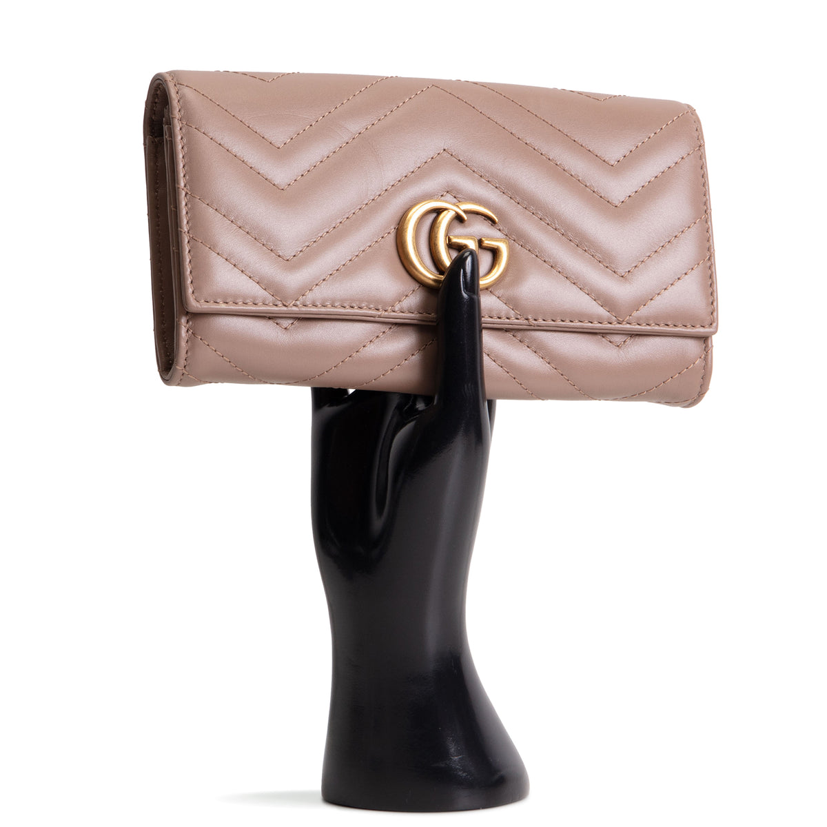 GUCCI GG Marmont Matelasse Chevron Wallet