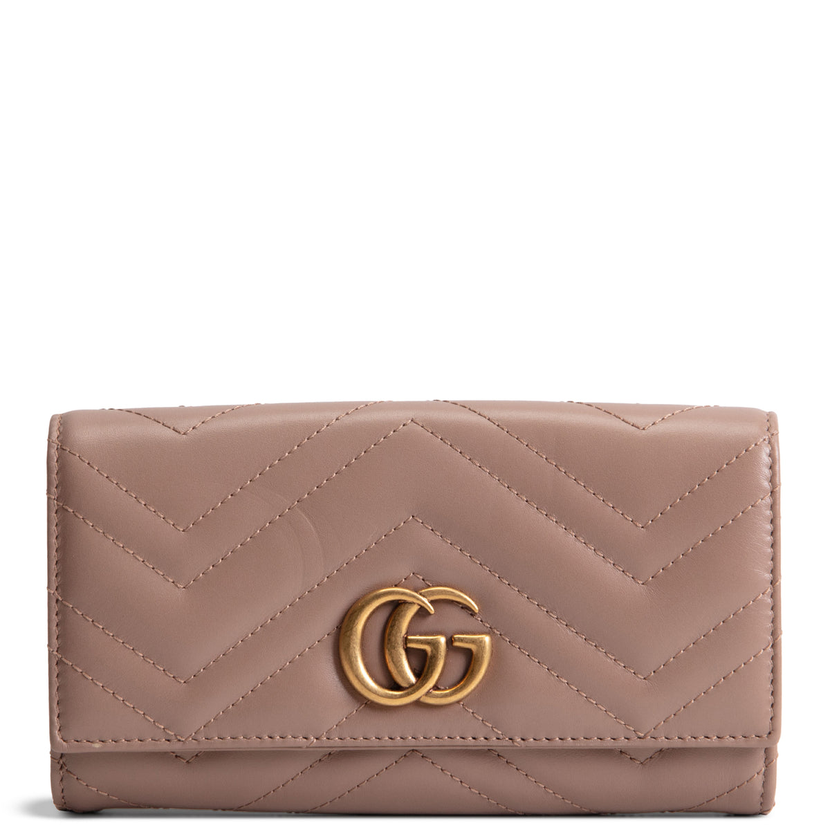 GUCCI GG Marmont Matelasse Chevron Wallet