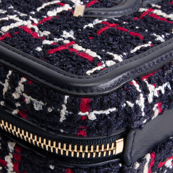 CHANEL Tweed Filigree Vanity - Navy