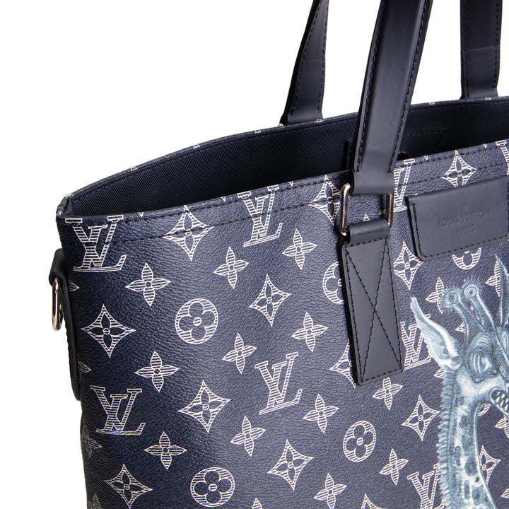 LOUIS VUITTON Savane Monogram Chapman Atlas Tote