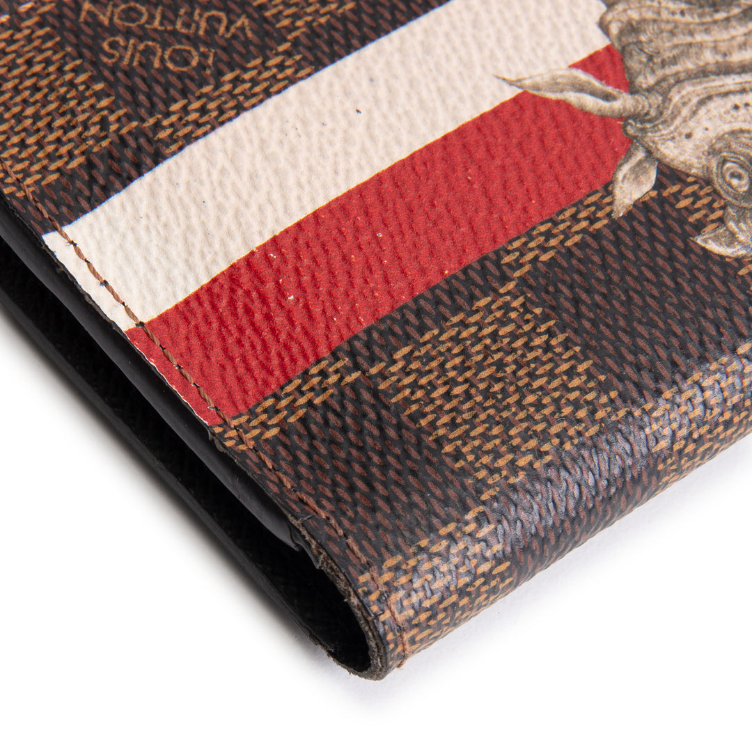 LOUIS VUITTON Chapman Brothers Pocket Organizer - Damier Ebene OUTLET FINAL SALE