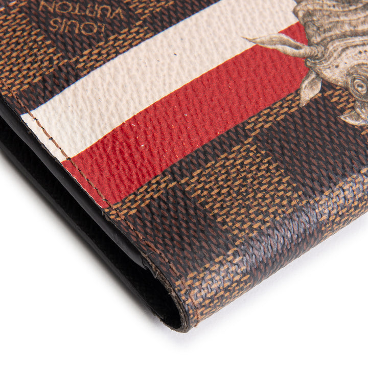 LOUIS VUITTON Chapman Brothers Pocket Organizer - Damier Ebene OUTLET FINAL SALE