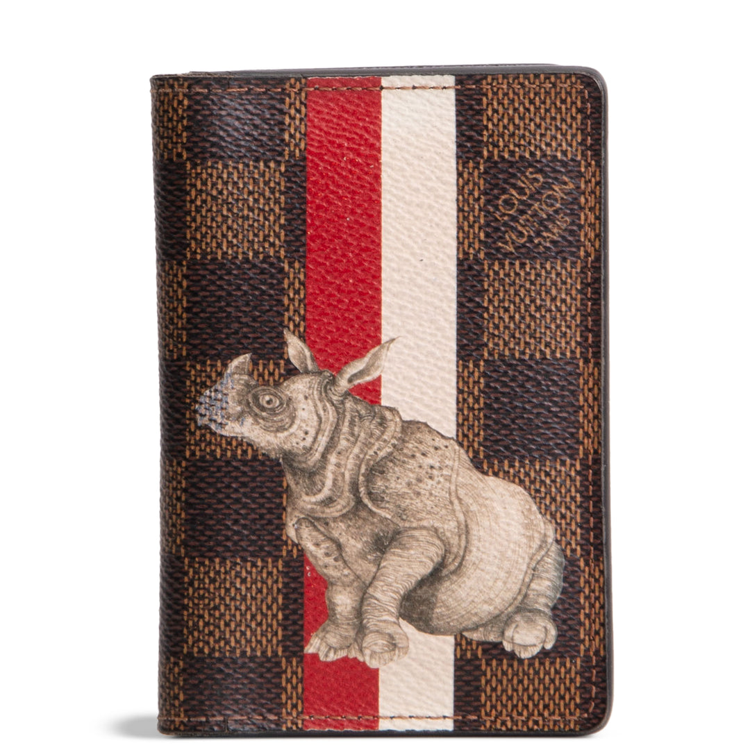 LOUIS VUITTON Chapman Brothers Pocket Organizer - Damier Ebene OUTLET FINAL SALE