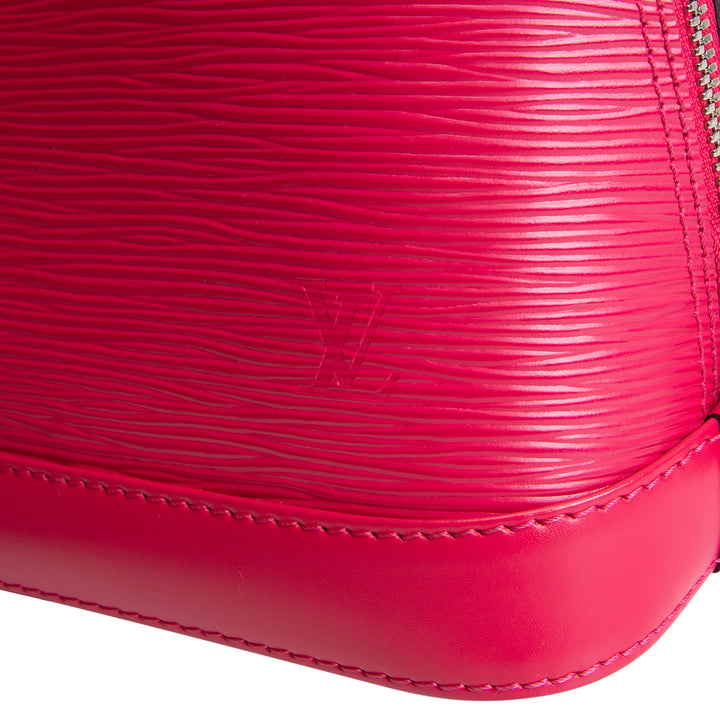 LOUIS VUITTON Alma BB Epi Pink