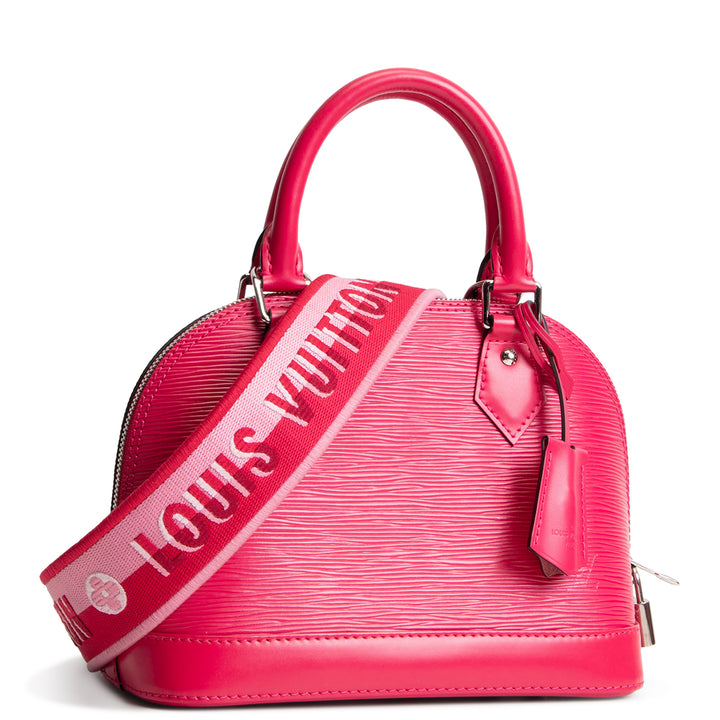 LOUIS VUITTON Alma BB Epi Pink