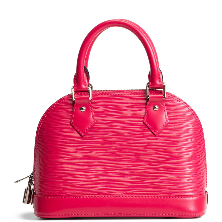 LOUIS VUITTON Alma BB Epi Pink