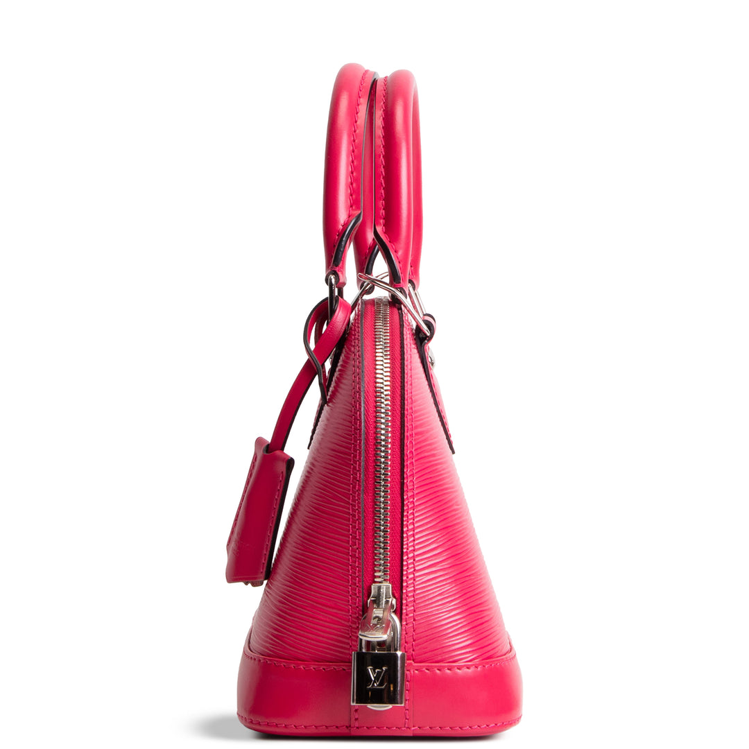 LOUIS VUITTON Alma BB Epi Pink