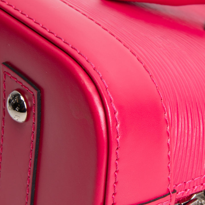 LOUIS VUITTON Alma BB Epi Pink